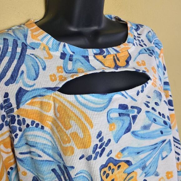 Palm Grove Ribbed Top  - Picture 2 of 6